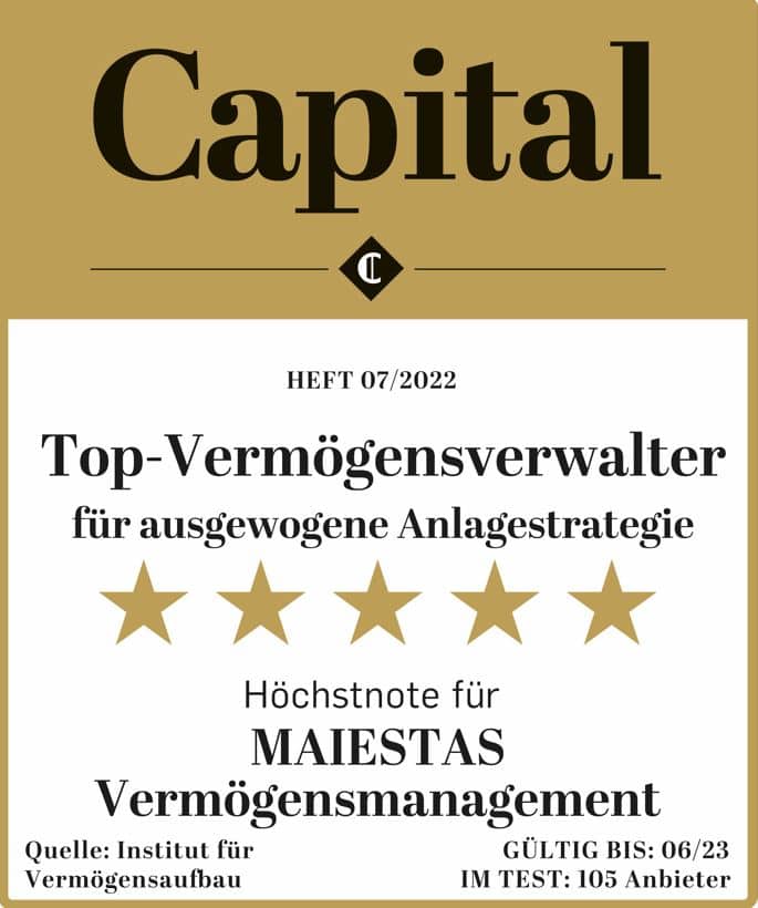 Capital Top Vermögensverwalter 5* für ausgewogene Strategie 2022