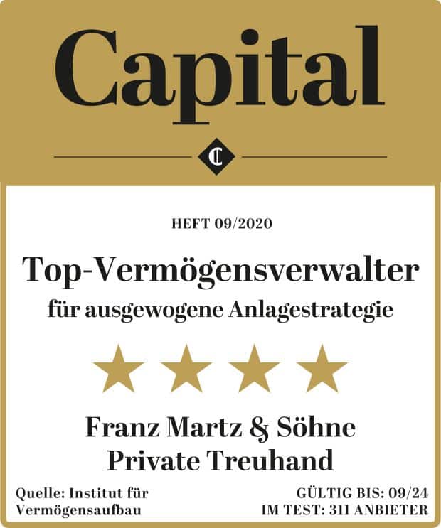 Auszeichnung unsere REALDEPOTS ausgewogene Strategie 2020