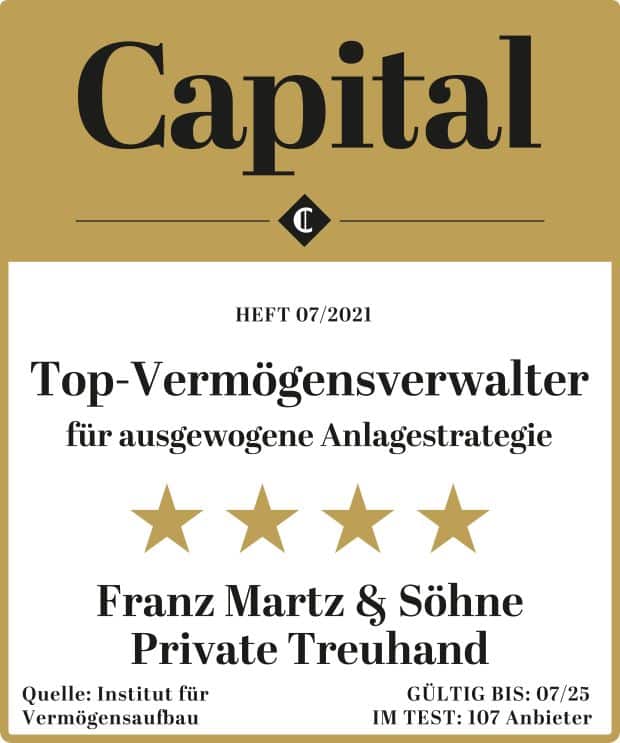 Auszeichnung unserer REALDEPOTS ausgewogene Strategie 2021