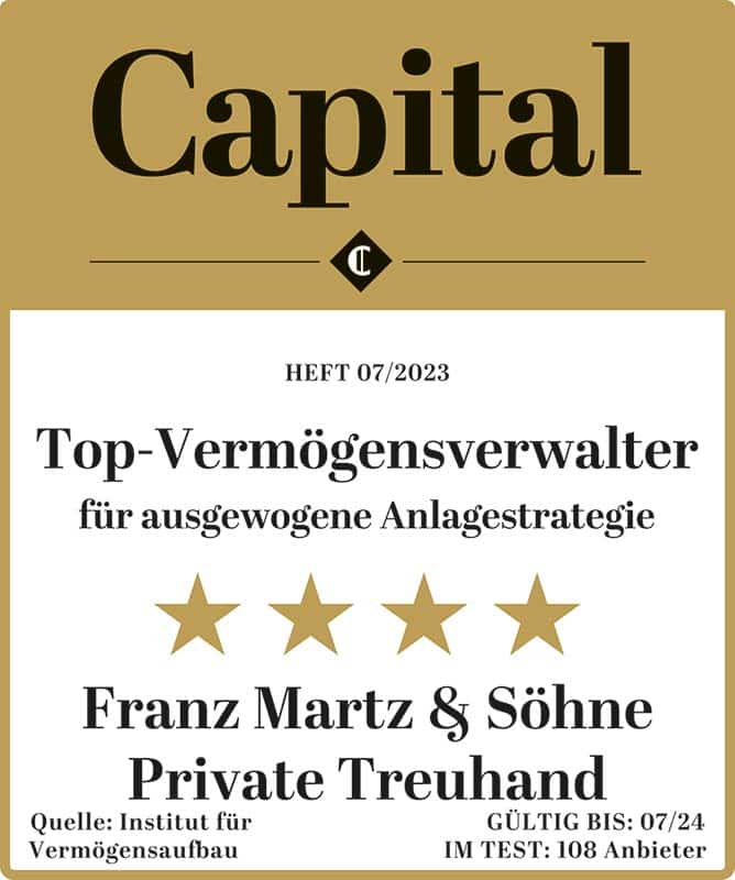 Auszeichnung unserer REALDEPOTS ausgewogene Strategie 2023