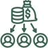 Icon Dividendenstrategie grün