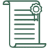 Icon Erbausschlagung grün