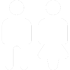 Icon Geschlecht weiß