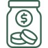 Icon Notgroschen grün