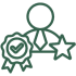 Icon Professionalität grün