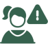 Icon Vorsicht grün